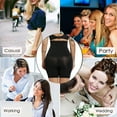 thumbnail image 7 of GOLD CARP High Waist Tummy Control Shapewear Panties, XL/XXL, Black, 7 of 7