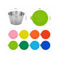 thumbnail image 2 of Salad Dressing Containers,2.4Oz Small Condiment Containers with Lids, Condiment Cup Dipping Sauce Cups Container 8Pcs, 2 of 7