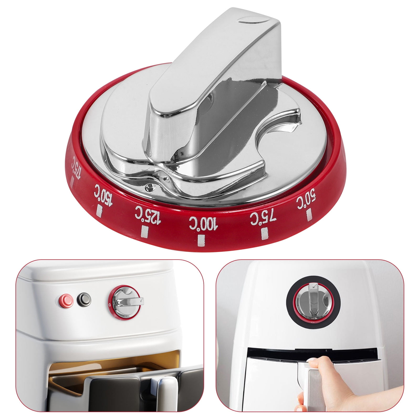 Replacement Stove Knob Decals - Set Of 6 Adhesive Stickers For Oven Cooktop Dials