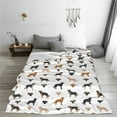 thumbnail image 5 of Pofeuu Labrador Retriever Dog Print Ultra-Soft Micro Fleece Blanket,for Bed Or Sofa,All Season Throw Blankets Flannel Blanket-50"x40", 5 of 7