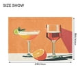 thumbnail image 4 of Yayeee Bath Rug for Bathroom Floor Non Slip Rectangle Fluffy Soft Absorbent Mat, 16"x24", Orange Glasses, 4 of 7