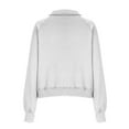 thumbnail image 5 of Autumn Sweatshirt for Women High Neck 3/4 Zipped Up Pullover Sweatshirts for Ladies Long Sleeves Solid Color Lightweight Sweatshirts Casual Cozy Everyday Wear, 5 of 6