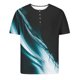 thumbnail image 3 of Mens Casual Pantalones Cortos Impresos Cuello Redondo Suéter Deportes Tee, Fitness Y Casual Hombres Camisetas, 3 of 5