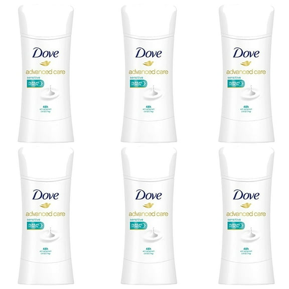 Dove Advanced Care Antiperspirant, Sensitive 2.60 oz (Pack of 6)