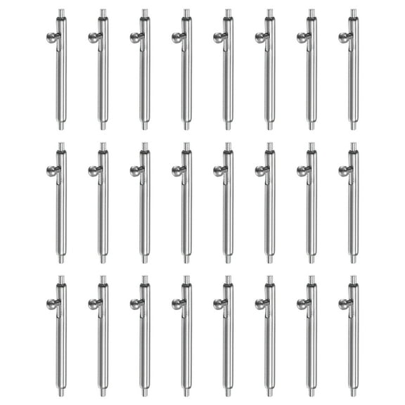 24pcs 16mm Quick Release Spring Bar 1.5mm Diameter Stainless Steel Watch Pins
