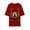 Brick Red, variant on Mens Polo T-Shirt Festival Relaxed Crew Neck Mens Athletic Tops,Brick Red,S