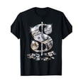 thumbnail image 1 of [Cotton Graphic Tee] Cotton Men's Graphic Tee - Dollar Sign Casual Short Sleeve Crew Neck T-Shirt, 1 of 6