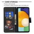 thumbnail image 6 of Feishell for Samsung Galaxy A54 5G (6.4 inch) Case,Fashion Painted Pattern PU Leather Shockproof Magnetic Clasp Flip Cover with Card Slots Kickstand Wallet Phone Case,D-Bear, 6 of 8