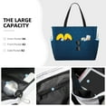 thumbnail image 3 of Easygdp Dark Blue Bolsa de Viaje de Playa de Gran Capacidad, Bolsa Tote Perfecta para la Playa, Escapadas de Fin de Semana y Viajes, 3 of 7