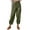 Army Green, variant on Women Summer High Waisted Linen Pants Wide Leg Long Pant Trousers With Pocket Comfy Casual Loose Pants Soft Beautiful Women's Casual Pants