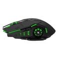 thumbnail image 2 of Mouse Gamer Inalámbrico Basher BASH-3006 6 botones 3200 DPI´s con Luz LED, 2 of 6