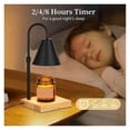 thumbnail image 2 of Lampe Chauffe-Bougie avec Minuterie pour Grand Pot de Bougie Parfumée, Hauteur Réglable, Lumière à Intensité Réglable, Chauffage Rapide, 2 of 5