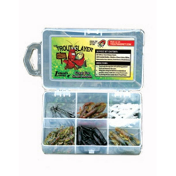 Leland Trout Kit & Grubs Shad Darts Slayer KIT 28 Piece A