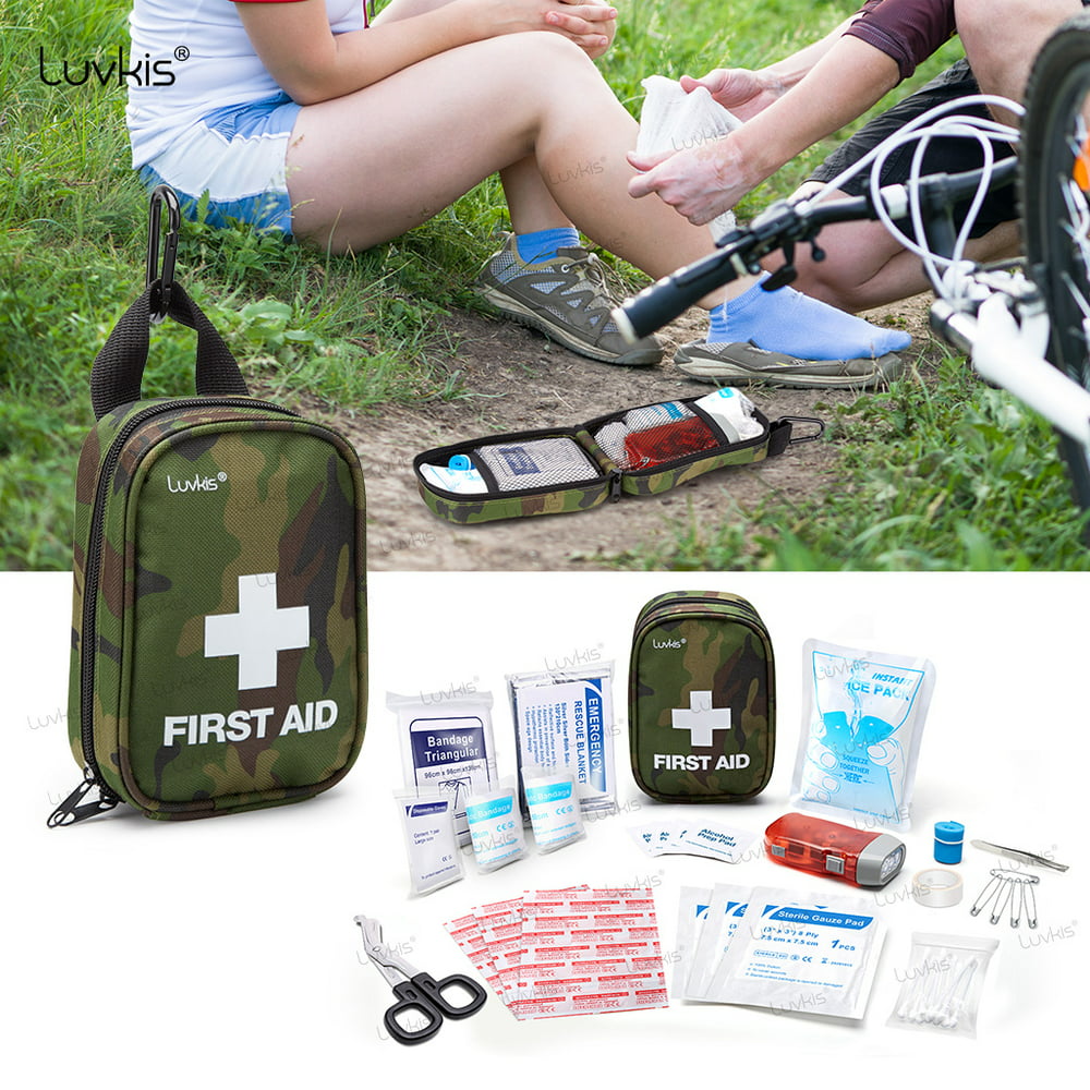 First Aid Kit Free Hands Carry Hang Great Compact First Aid Kit In
