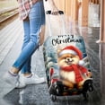 thumbnail image 3 of Merry Christmas Pomeranian Enjoys Woofmas Winter Xmas Holiday Travel Luggage Cover Pom Dog Lover Gifts Suitcase Dust Protective Decor - 02022, 3 of 5