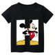 thumbnail image 3 of Camiseta de algodón con combinación de letras y nombre personalizado de Disney para niños, camiseta de manga corta con fuente ABCDE de Mickey Mouse, 3 of 5