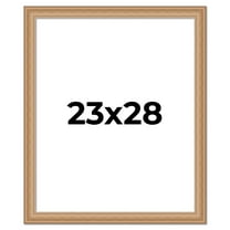 23x28 Frame Charleston Honey Brown Solid Wood Picture Frame Width 1.75 Inches | Interior Depth 0.5