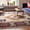 Off-White, variant on Well Woven Lizette Dark Blue Traditional Medallion 2'3" x 7'3" Runner Rug