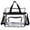 Black, variant on BNNG Clear Bag Stadium Approved, Clear Beach Lunch Bag for Work Sports Festival - 2 Handles, Adjustable Strap, Zipper Closure, Clear Transparent Lunch Bags For Men And Women
