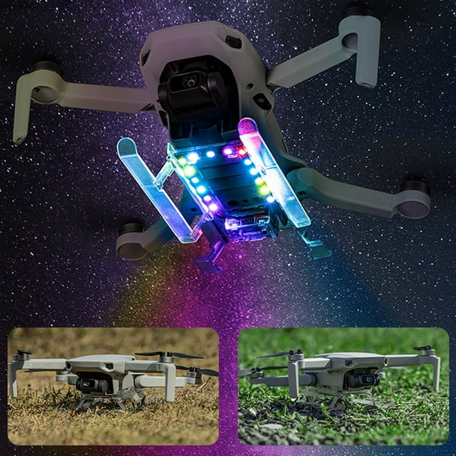 AMERTEER LED Landing Gear Folding Landing Gear with LED Ligh Compatible with DJI Mini 2/ Mini SE/ Mavic Mini