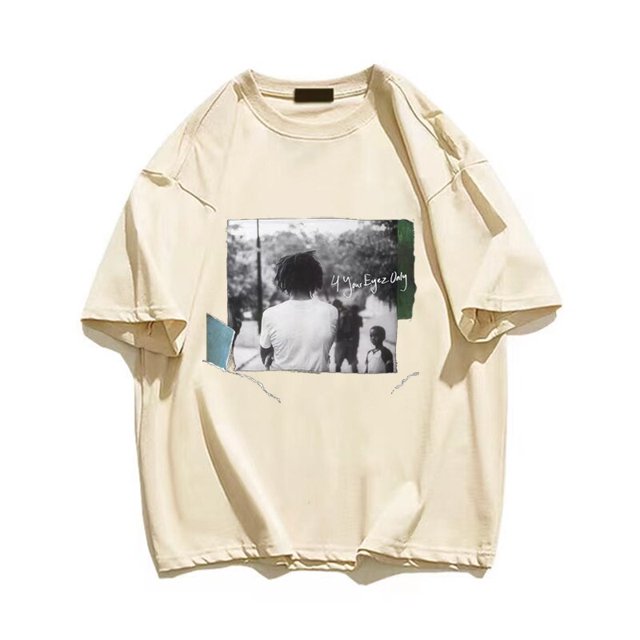 Camiseta negra '4 Your Eyez Only' para hombre, camiseta de gran tamaño con estampado de J. Cole, camiseta de manga corta de algodón, gran oferta, camiseta de moda para mujer, envío gratis xuanjing unisex