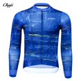 thumbnail image 4 of CHEJI Maillots de ciclismo de otoño de manga larga con cremallera completa Ropa para andar en bicicleta Deportes para hombres Equipo de ciclismo delgado y transpirable 2024, 4 of 5