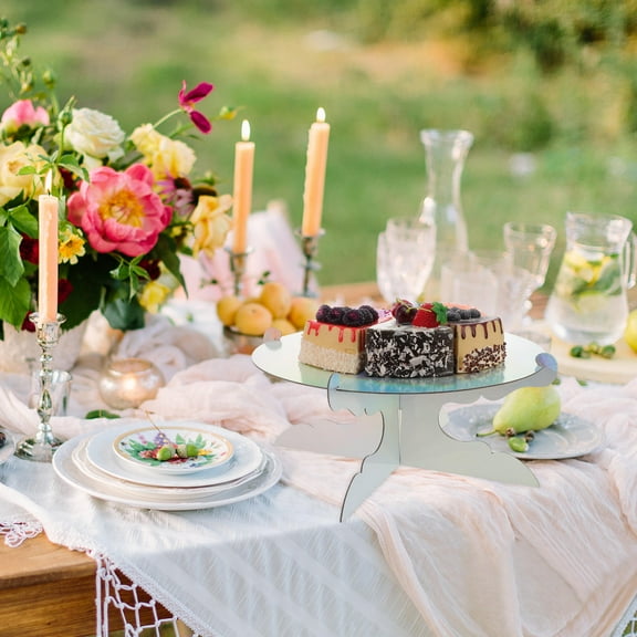 PBPBOX Paper Cake Stand for Weddings and Parties Sturdy Multi Color Dessert Display