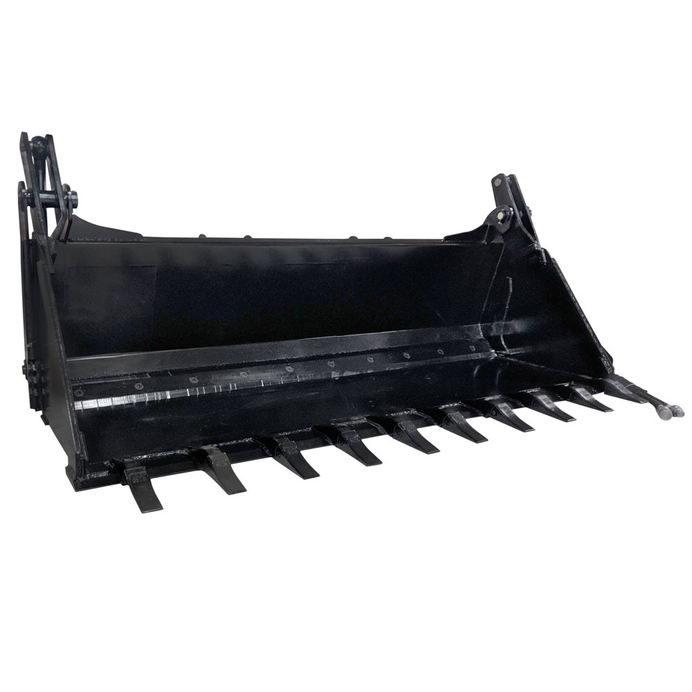 Titan 84" 4In1 Skid Steer Combo Bucket w/ Teeth
