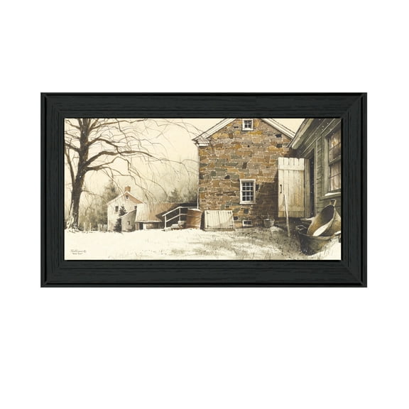Back Door by John Rossini Framed Print Wall Art Wood Multi-Color