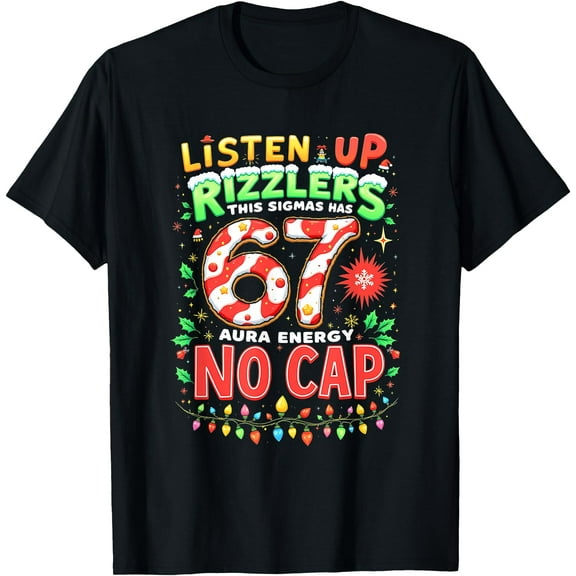 Square Root 4489 Six Seven Christmas Funny 67 Meme T-Shirt Shirts