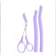 thumbnail image 1 of Kit de herramientas para recortar cejas, tijeras profesionales de acero inoxidable ABS para cejas, juego de afeitadora y maquinilla de afeitar para cejas., 1 of 5