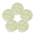 thumbnail image 2 of TIELUTT 5 Pack Detachable Silk Hydrangea Heads For Home & Wedding Wisteria Wedding Fall Hydrangea Flowers Carnations Flowers Fall Flowers Winter Arrangements, 2 of 8
