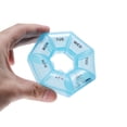 thumbnail image 6 of Unique Bargains Lightweight 7 Grids Polygonal Pill Case Clear Blue, 6 of 6