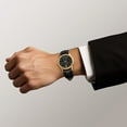 thumbnail image 6 of BERNY Watches for Men, Ultra-Thin Minimalist Leather Watch, Stainless Steel Case, Waterproof Analog Quartz Watch, Business Dress Watches with Small Seconds (Black), 6 of 10