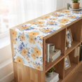 thumbnail image 6 of Table Runners 70 Inches Long Dress Scarves, Orange Watercolor Floral Farmhouse Coffee/Dining/Kitchen Table Decor, Holiday Table Runner, Spring Flower Abstract Art 13x70 Inch, 6 of 9