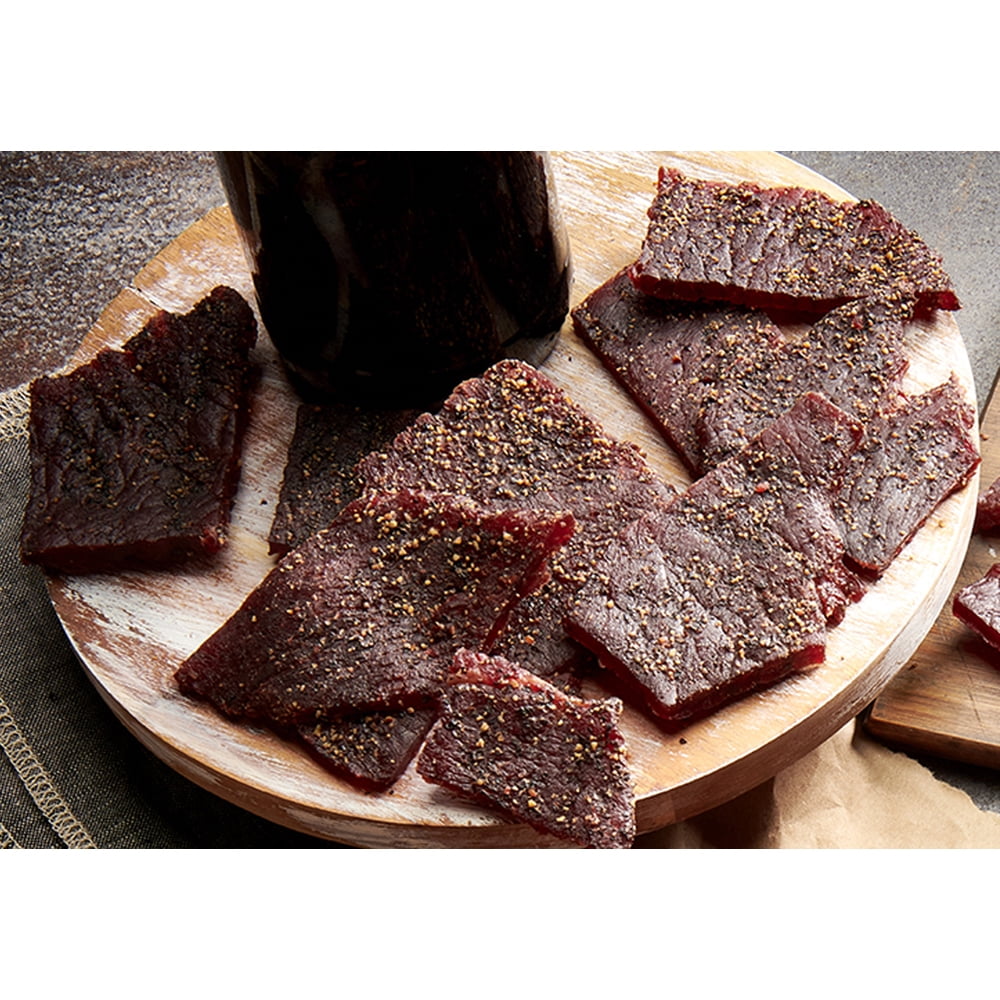 Wild Bill's Black Peppered Beef Jerky One-Bag Starter Kit (one 15oz bag and 1 jar)