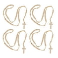 thumbnail image 1 of Rosario De Madera, Natural, 10 Piezas, Regalos Religiosos, Rosarios Católicos De Madera Para Hombres Y Mujeres ANGGREK Arte y Manualidades, 1 of 8