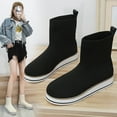 thumbnail image 5 of Summer Saving Clearance AXXD Low-heeled Ankle Boots,Logger Boots Winter Casual Womens Teacher Hiking Shoes Women Ankle-High Boots For Reduced Price, 5 of 6