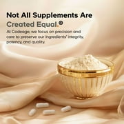Codeage Marine Collagen Powder - Wild-Caught Hydrolyzed Fish Collagen Peptides - Type 1 & 3 Collagen Protein Supplement - Amino Acids for Skin, Hair, Nails - Paleo Friendly, Non-GMO, 15.87 Ounces