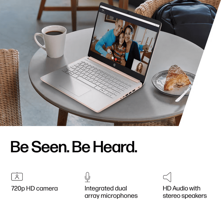 HP 14 inch Laptop Ultra Thin, 1-Year Office 365, Intel N4500