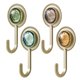thumbnail image 2 of 4 ganchos adhesivos de pared multiusos para colgar toallas de baño., 2 of 7