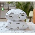 thumbnail image 3 of Sábanas de franela RUVANTI tamaño king 100% algodón orgánico GOTS, 3 of 8