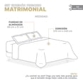 thumbnail image 4 of Edredón Ligero Real Textil + 2 Fundas de Almohada, Juego de Colcha Matrimonial, Color Lila, 4 of 9