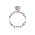 thumbnail image 3 of 2.00 Carat Excellent Princess Cut Moissanite Diamond Fancy Bridal Ring for Women Solid 18K White Gold Size 9.5 by Diamond-Capitals, 3 of 8