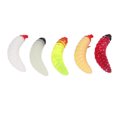thumbnail image 1 of 125pcs/box Soft Bait Worms Fishing Lures Luminous PVC Glow Soft Lure Baits for Bass Fishing, 1 of 9