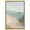 Gold Frame, variant on Lone Sail I Canvas Print Classic Coastal Art by Art Remedy, Black Frame, 10 x 15
