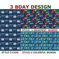 thumbnail image 4 of Birthday Wrapping Paper for Boys Girls Kids Men Women - 3 Styles Happy Birthday Lettering Gift Wrap Paper for Party - 6 Large Sheets, 27x37 inch, 4 of 8