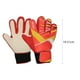 thumbnail image 5 of Guantes de portero de fútbol para adultos, antideslizantes, prácticos, con protección para los dedos. Rojo, 5 of 9