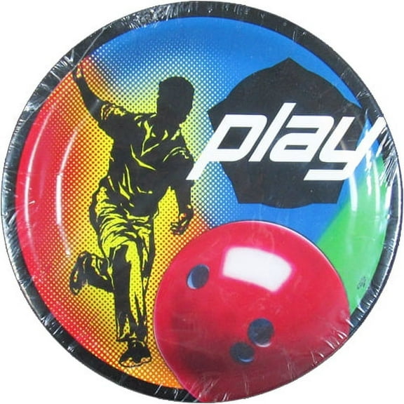 Bowling Large Paper Plates (8ct)