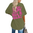 thumbnail image 3 of Women's T-Shirts Basic Tops Oversized Back Print Short Sleeve Crewneck Y2k Clothes, 3 of 5